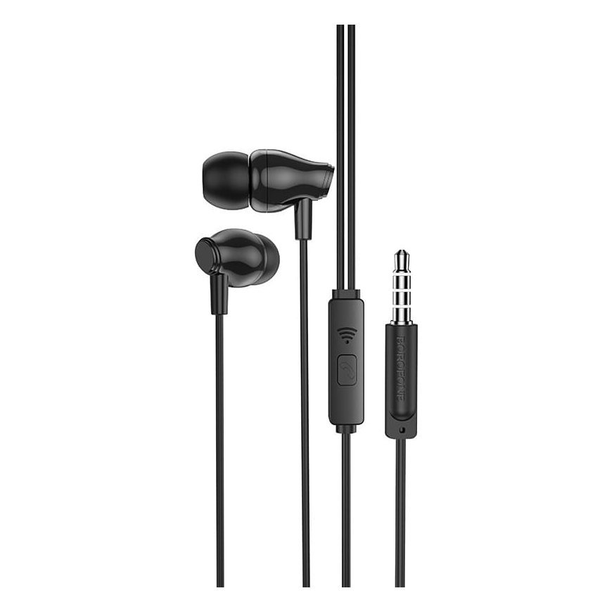Borofone Earphones BM61 Wanderer with microphone black