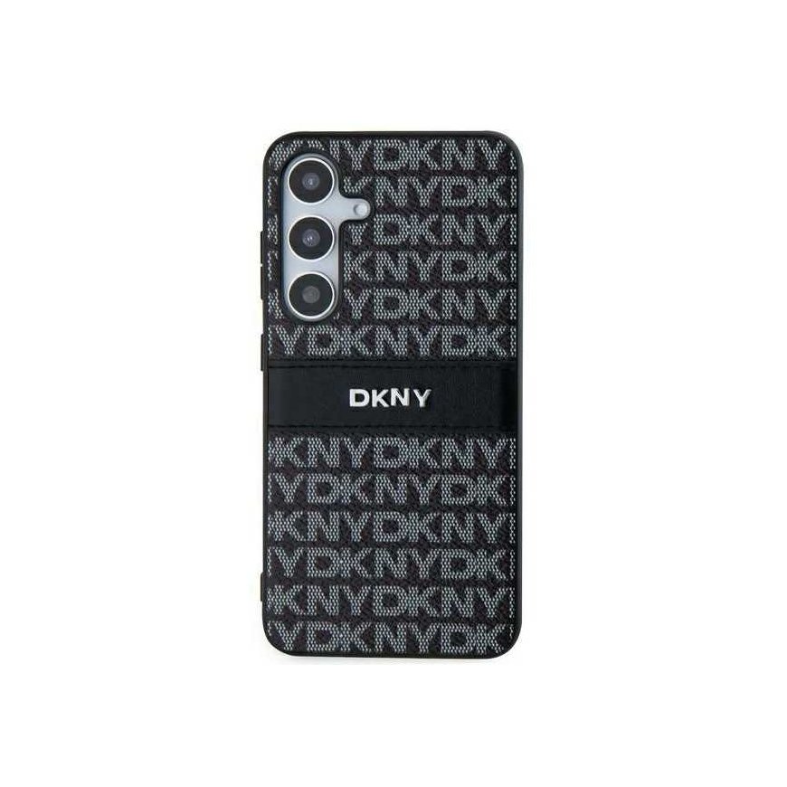Case DKNY DKHCS24MPRTHSLK S24+ S926 black/black hardcase Leather Mono Stripe & Metal Logo – 5