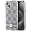 Case DKNY DKHMP14SHCPTSE iPhone 14 / 15 / 13 6.1" beige/beige hardcase IML Checkered Mono Pattern & Printed Stripes MagSafe Case DKNY DKHMP14SHCPTSE iPhone 14 / 15 / 13 6.1" beige/beige hardcase IML Checkered Mono Pattern & Printed Stripes MagSafe