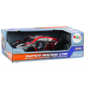 Lean Toys RC Remote Control Car 1:18 Rubber Wheels Drift Raudona