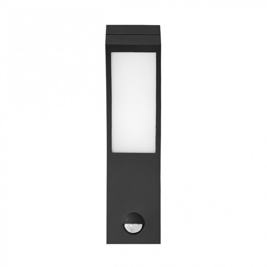 Sieninis šviestuvas Orno PIRYT LED 10W, sodo šviestuvas su 140 judesio jutikliu, 800lm, IP54, 4000K, juodas – 3