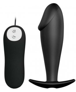 PRETTY LOVE BOTTOM SILICONE ANAL PLUG PENIS DESIGN
