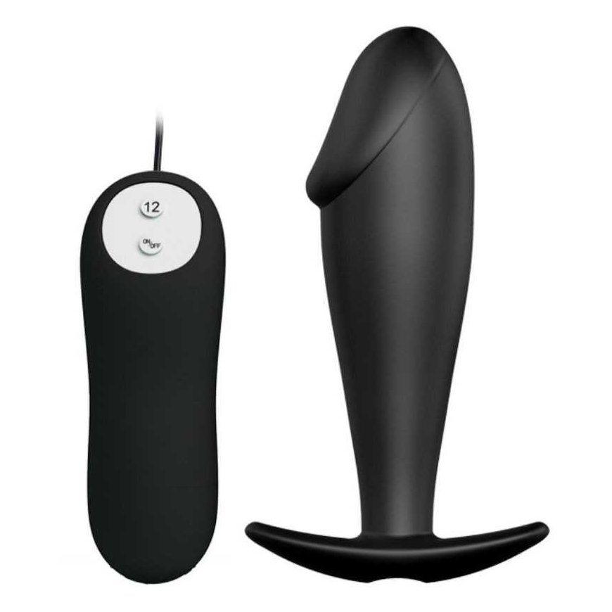 PRETTY LOVE BOTTOM SILICONE ANAL PLUG PENIS DESIGN