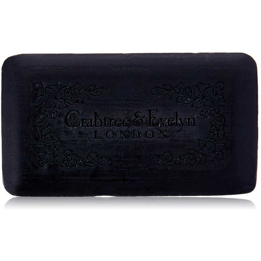 Crabtree & Evelyn, Black Sea Mud and Seaweed, Scented Soap Bar, 158 g