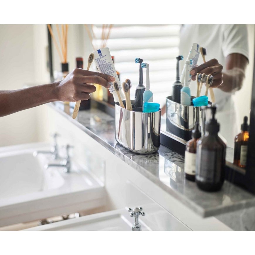 Joseph Joseph EasyStore Stainless steel Freestanding toothbrush holder – 2