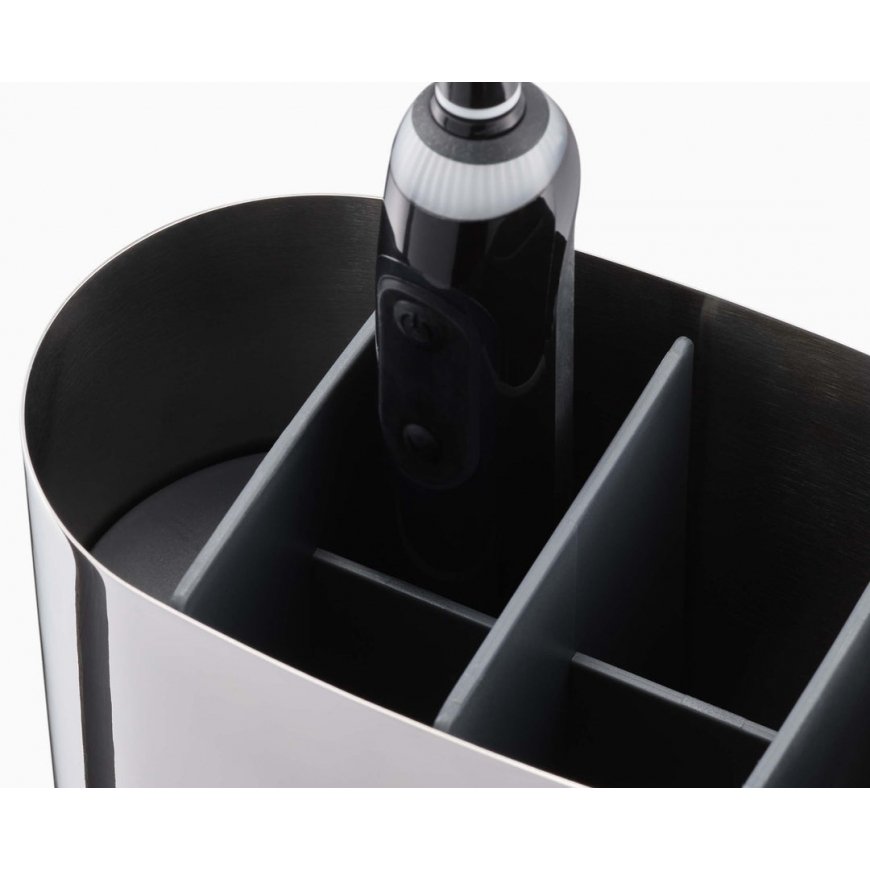 Joseph Joseph EasyStore Nerūsējošs tērauds Brīvstāvošs zobu sukas turētājs – 4