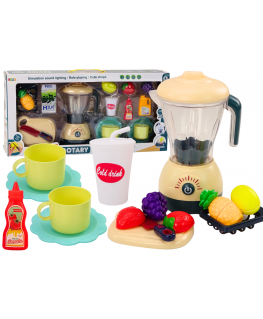 Lean Toys Electric whisk set, fruit for slicing, lights and sounds