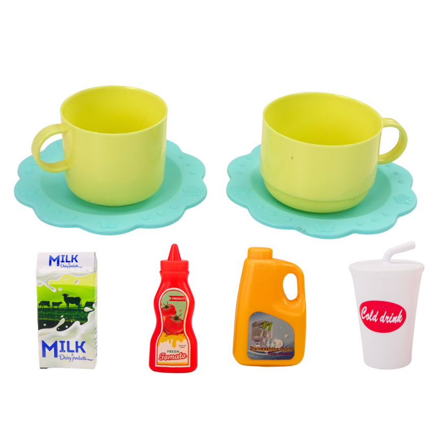 Lean Toys Elektrinio plaktuvo rinkinys, vaisiai pjaustymui, šviesos ir garsai – 3