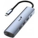 USB (3.0) hub 4-port, UH-545, gray, Genius, 3x USB 3.0, 1x RJ45 USB (3.0) hub 4-port, UH-545, gray, Genius, 3x USB 3.0, 1x RJ45