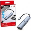 USB (3.0) hub 4-port, UH-545, gray, Genius, 3x USB 3.0, 1x RJ45 USB (3.0) hub 4-port, UH-545, gray, Genius, 3x USB 3.0, 1x RJ45