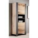 Cama WOOD bookcase 65x40x170,5 oak wotan + anthracite Cama WOOD bookcase 65x40x170,5 oak wotan + anthracite