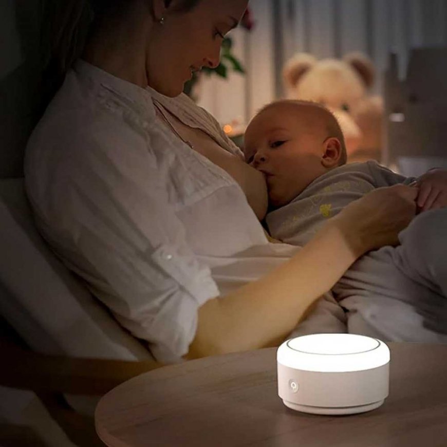 MOMCOZY WHITE NOISE MACHINE WITH RECHARGEABLE BATTERY – 5
