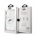 Karl Lagerfeld IML K&CH Heads Metal Frame MagSafe Case for iPhon Karl Lagerfeld IML K&CH Heads Metal Frame MagSafe Case for iPhon