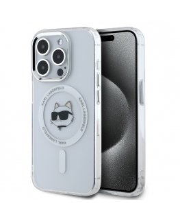 Karl Lagerfeld IML Choupette Head Metal Frame MagSafe Case for i