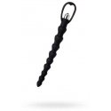 Toyfa A-TOYS, Anal Vibration Chain, Silicone, Black, 32.7 cm