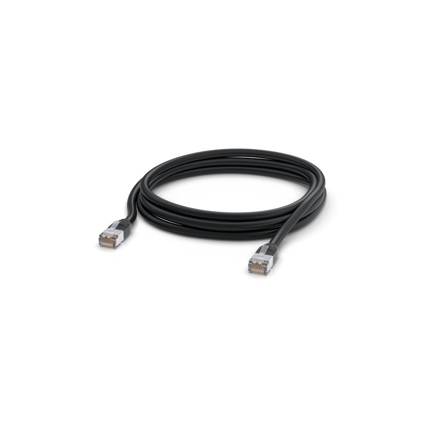 Ubiquiti UACC-CABLE-PATCH-OUTDOOR-3M-BK võrgukaabel Must Cat5e S/UTP (STP) – 2