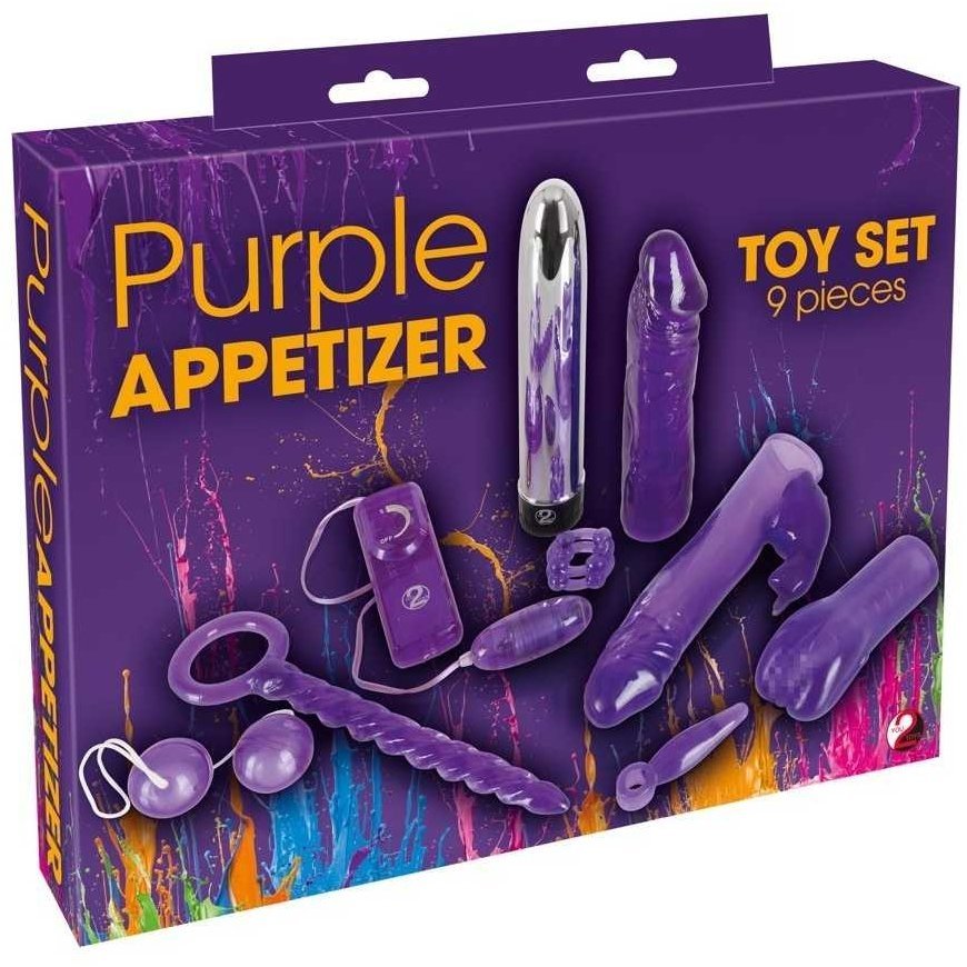 Orion Violetinė Appetizer 9-piece set