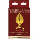 Taboom Butt Plug With Diamond Jewel L Taboom Butt Plug With Diamond Jewel L