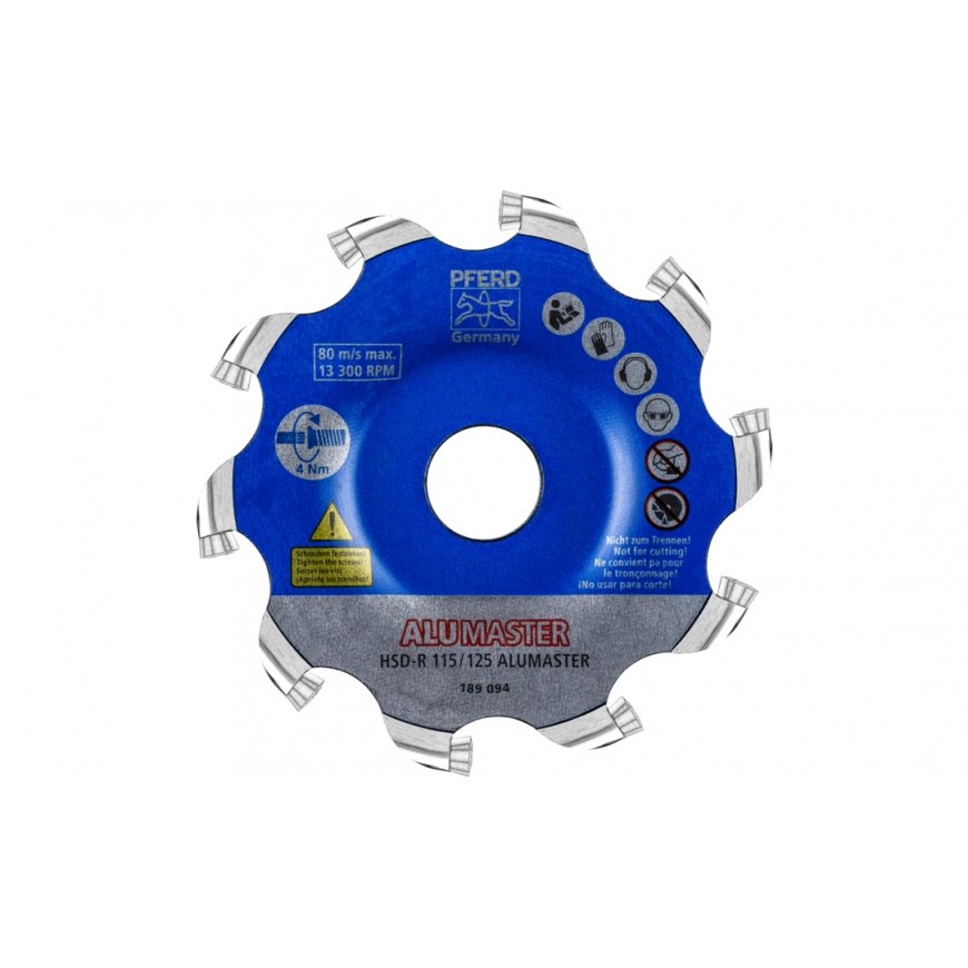 PFERD HSD-R 115/125 ALUMASTER angle grinder accessory