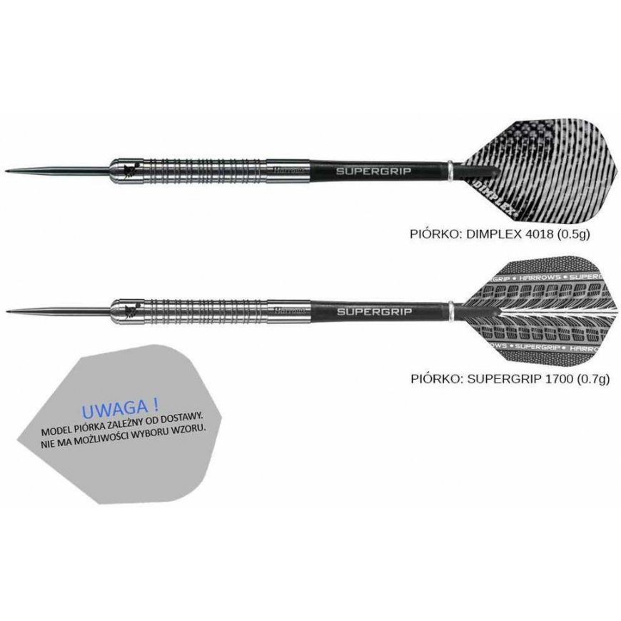 Harrows Darts Steeltip SUPERGRIP W90 3x23gR – 3