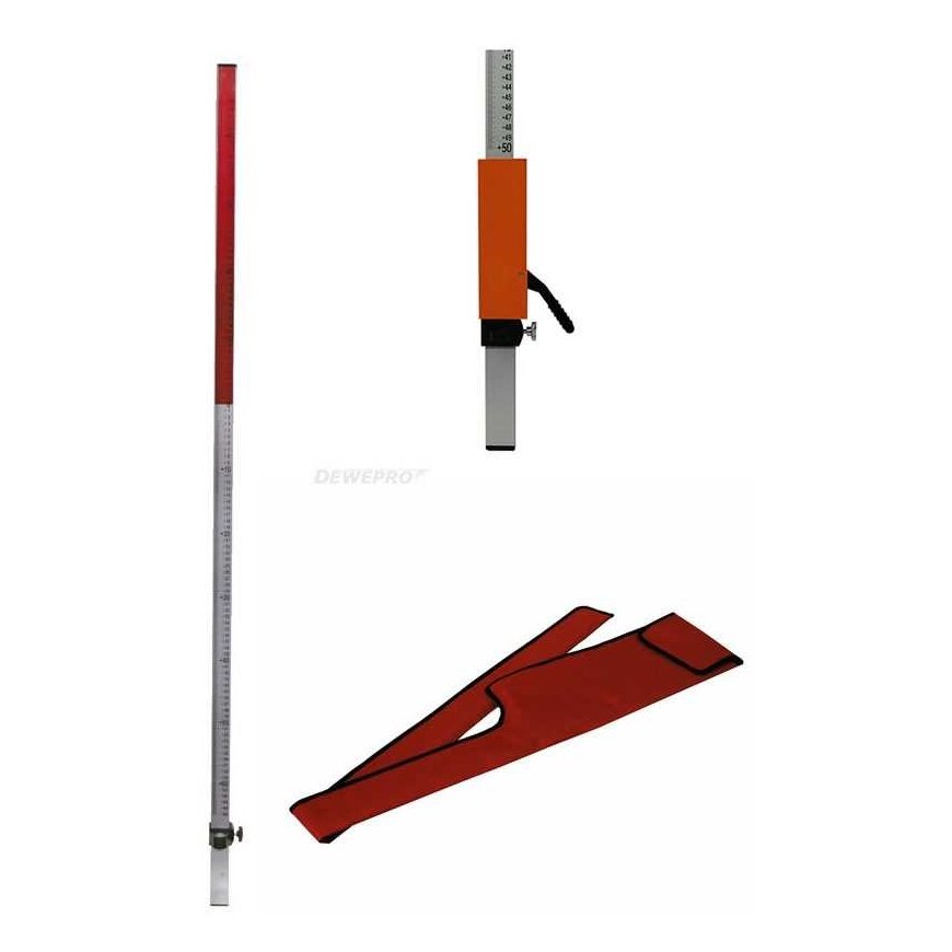 Laser level ruler Nedo 360916-622 2.4 m