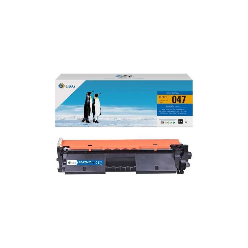 G&G kompatybilny toner su Canon 047 Bk, NT-PC047C, juodas, 1600s – 2