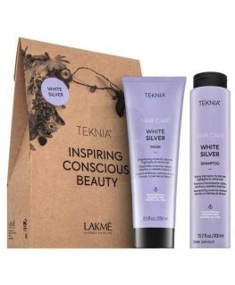 Lakmé Teknia Baltas Sidabrinis Pack 300 ml + 250 ml