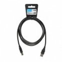 iBox IKU2D USB кабель 1,8 m USB 2.0 USB A USB B Черный