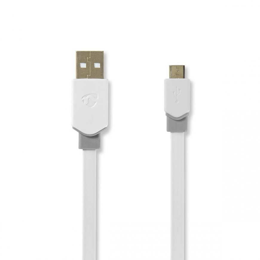 Nedis CCBW60500WT10 USB kabelis 1 m