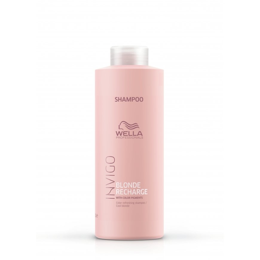 Wella Professionals INVIGO Blonde Recharge Cool Blonde Shampoo 1000 ml Kuluttajille Naisten