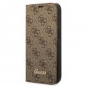 Guess GUBKP14XHG4SHW iPhone 14 Pro Max 6,7" brązowy|brown book 4 Guess GUBKP14XHG4SHW iPhone 14 Pro Max 6,7" brązowy|brown book 4