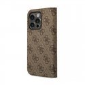 Guess GUBKP14XHG4SHW iPhone 14 Pro Max 6,7" brązowy|brown book 4 Guess GUBKP14XHG4SHW iPhone 14 Pro Max 6,7" brązowy|brown book 4