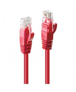 Lindy 48033 сетевой кабель Красный 2 m Cat6 U/UTP (UTP)