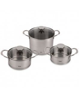 Zyle ZY1420PS Stainless Steel Pot Set
