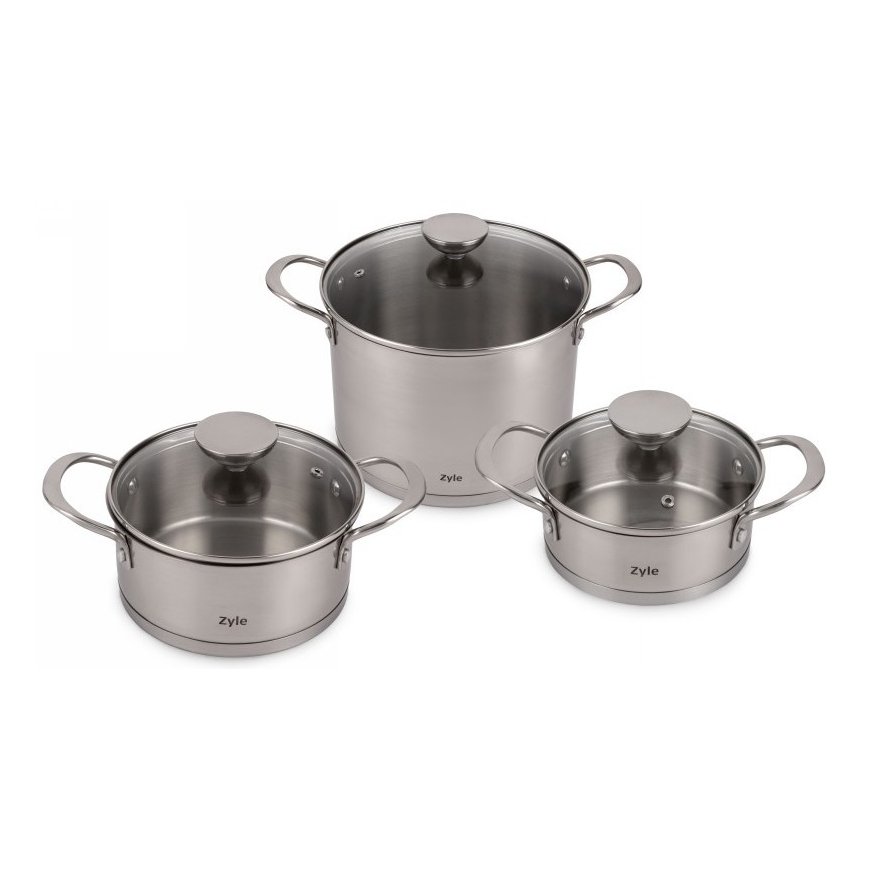Zyle ZY1420PS Stainless Steel Pot Set
