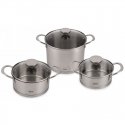 Zyle ZY1420PS Stainless Steel Pot Set Zyle ZY1420PS Stainless Steel Pot Set