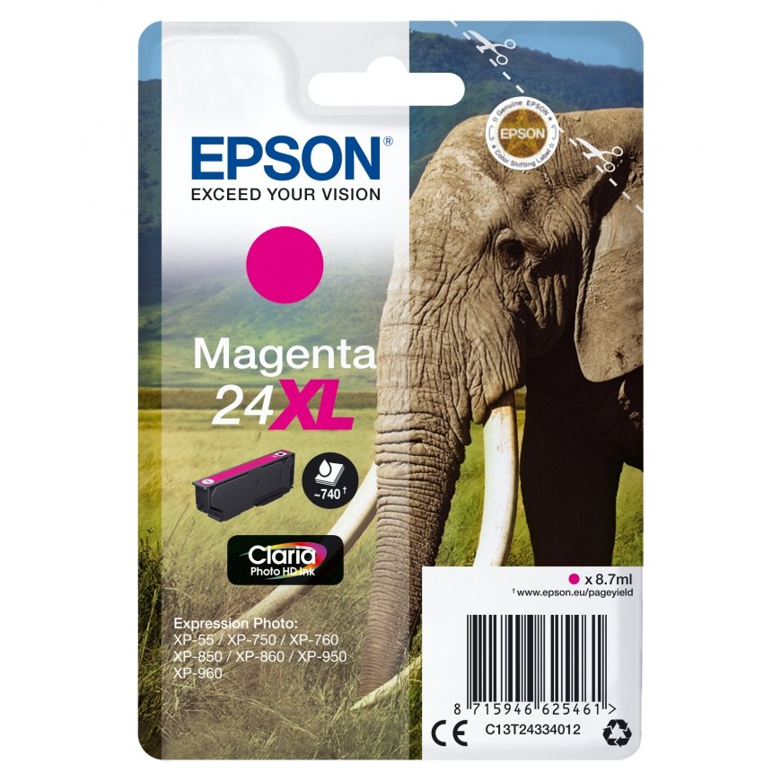 Epson Elephant C13T24334022 tindikassett 1 tk Originaal Magenta