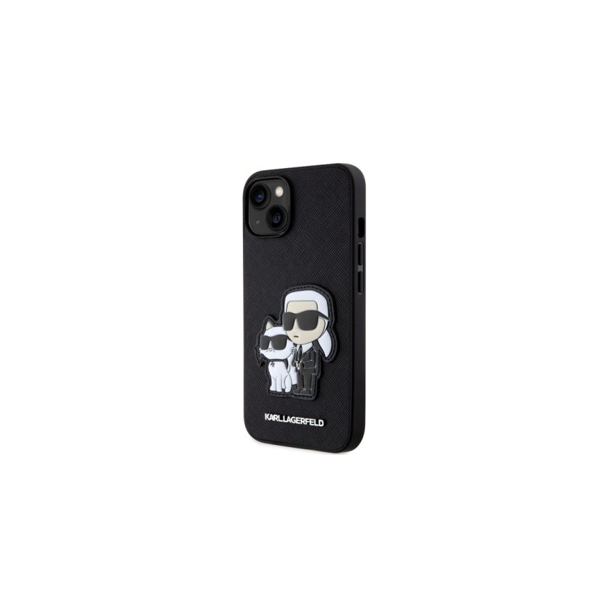 Karl Lagerfeld Grained PU Hotel RSG Case for iPhone 15 Grey – 2