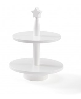 Kid’s Concept 1000263 serviravimo indas Balta Turas Pyrago lėkštė