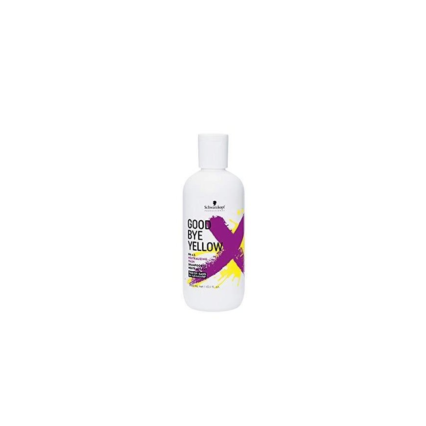 Yellow tones neutralizing shampoo Schwarzkopf Good Bye Yellow Shampoo 300ml