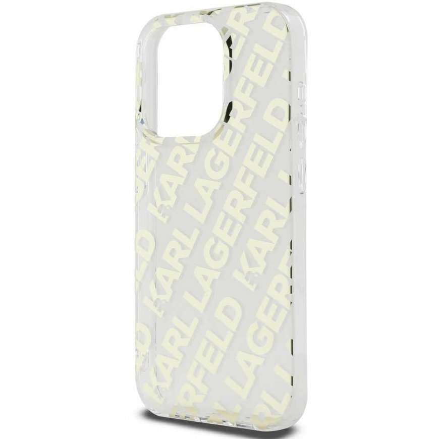 Case Karl Lagerfeld KLHCP15LHKFOEMD iPhone 15 Pro 6.1" gold/gold hardcase IML Fullover Logo – 4