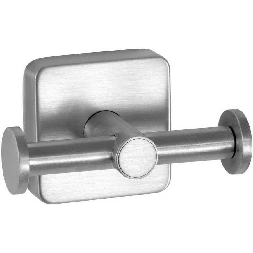 Double towel hook Kapitan QUATTRO 42 22 99, satin