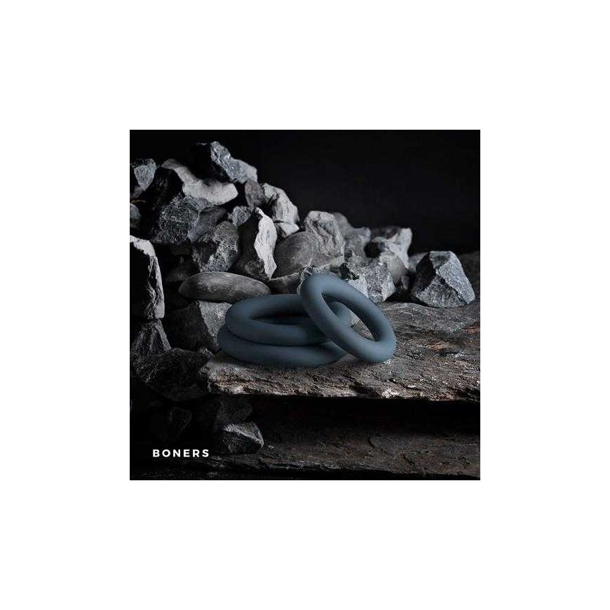 Easytoys Passkey Boners 3-Piece Cock Ring Set - Pilkas – 5