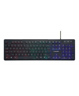 Gembird KB-UML-02 keyboard USB US English Black