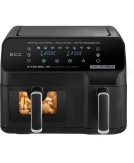 ECG AF 8300 Double 8.3 L Stand-alone 2700 W Hot air fryer Black