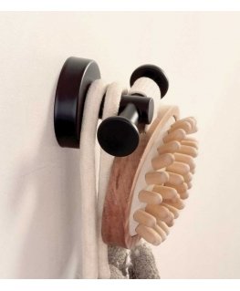 Double towel hook Kapitan UNO 12 22 55, black matte