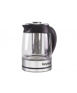 Beper BB.103 electric kettle 1.8 L 2200 W Transparent