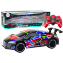 Lean Toys RC Sports Car 1:10 25km/h Lights Juodas
