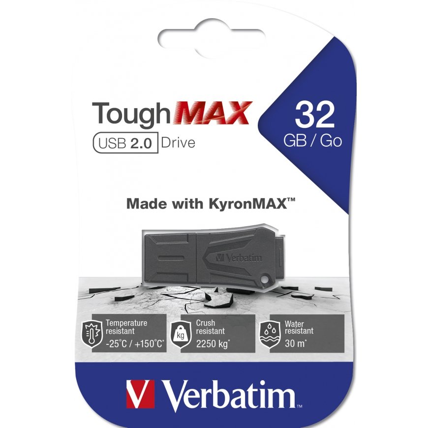 Verbatim ToughMAX USB флеш накопитель 32 GB USB тип-A 2.0 Черный – 4