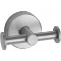 Double towel hook Kapitan UNO 12 22 99, satin Double towel hook Kapitan UNO 12 22 99, satin